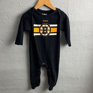 Reebok Black and Gold Kids One Piece with Team Logo